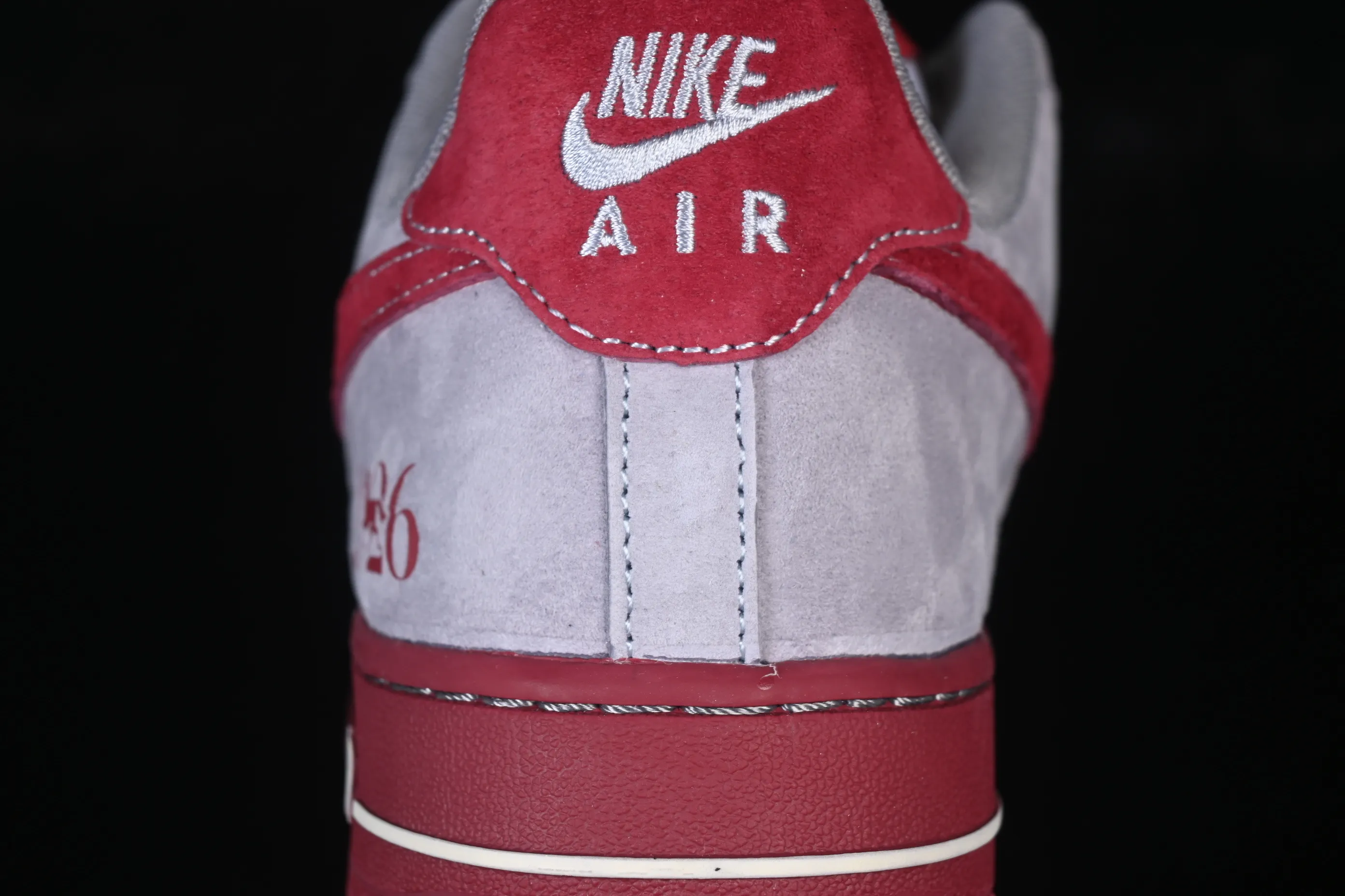 All Categories Nk Air Force 1 Air Force Series Nk Air Force 1 Low Air Force Low Nike Air Force 1'07 Low Year of the Horse Limited Edition Gray and Red Contrast Color Air Force 1 Low-top Casual Sneakers JP2026-136